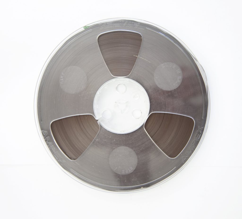 Image of a quarter inch reel tape